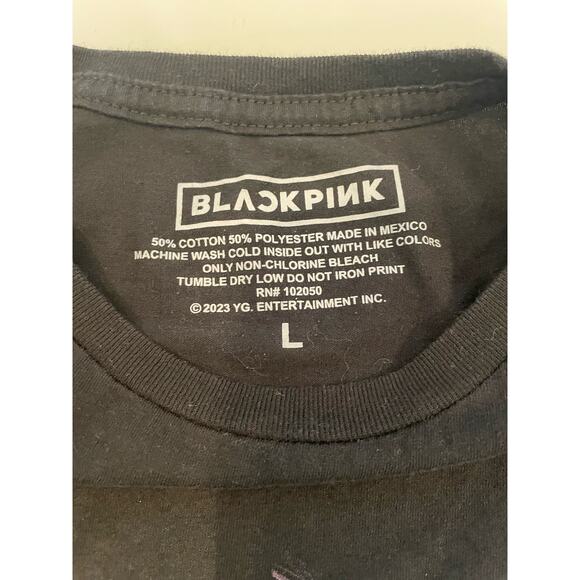 Blackpink Women's Large Black "How You Like That" Face Shirt K Pop Korean - Picture 3 of 4